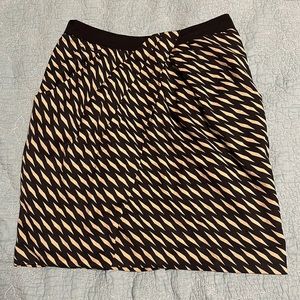 Anthropology Fei silk blend mini skirt